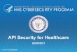 API Security for Healthcare - HHS.gov