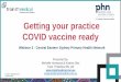 Getting your practice COVID vaccine ready