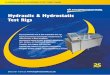 UK LIMITED Hydraulic & Hydrostatic Test Rigs