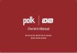 Owner’s Manual - Polk Audio