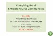 Energizing Rural Entrepreneurial Communities