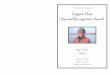 Virginia Hart Special Recognition Award
