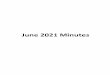June 2021 Minutes
