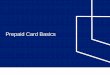 Prepaid Card Basics - Wa
