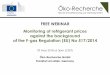 FREE WEBINAR Monitoring of refrigerant prices against the 
