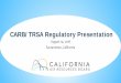 CARB/TRSA Regulatory Presentation