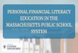 PERSONAL FINANCIAL LITERACY EDUCATION IN THE …