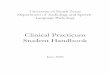Clinical Practicum Student Handbook