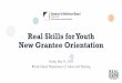 Real Skills for Youth New Grantee Orientation
