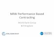 NRW Performance Based Contrac3ng