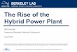 The Rise of the Hybrid Power Plant