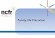 Family Life Education - NCFR