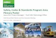Safety, Codes & Standards Program Area