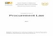 Procurement Law - ACBAR.ORG