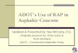 Asphaltic Concrete with RAP