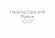 Hacking Cars with Python - Evenchick