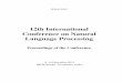 Proceedings of the 12th International Conference on 
