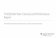 FY2018 Mid-Year Financial and Performance Report