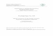 Department of Applied Econometrics Working Papers Series