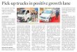 Pick-up trucks in positive growth lane - EEPC India