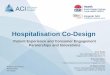 Hospitalisation Co-Design