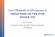 Use of Gibberellic Acid Treatments to Improve Health and 