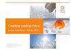Creating Lasting Value - Sun Pharma