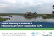 Spatial Planning in Fisheries & Integrated Agriculture 