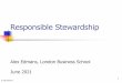 6. Responsible Stewardship - GROW THE PIE