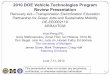 2010 DOE Vehicle Technologies Program Review Presentation