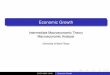 Economic Growth - Sciences