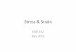 Stress & Strain - Mercer University