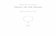 Physics 101 Lab Manual - cosmology.princeton.edu