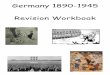 Germany 1890-1945 Revision Workbook