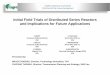 Initial Field Trials of Distributed Series Reactors and 