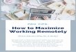 Working Remotely How to Maximize - Berry College