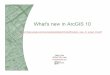 whats new in arcgis 10 - connect.ncdot.gov