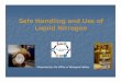 Safe Handling and Use of Liquid Nitrogen