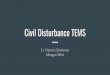 Civil Disturbance TEMS - C-TECC