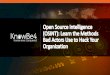 Open SourceIntelligence (OSINT): Learn the Methods Bad 
