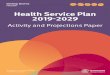 Health Service Plan 2019-2029