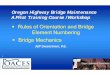 Rules of Orientation and Bridge Element Numbering Bridge 