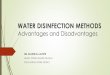 WATER DISINFECTION METHODS - PAWD
