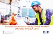 National Database of Unorganised Workers (NDUW) through CSCs