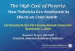 How Pediatrics Can Ameliorate its Effects on Child Health