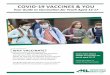 COVID-19 VACCINES & YOU