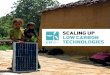 SCALING UP LOW CARBON TECHNOLOGIES