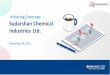 Initiating Coverage Sudarshan Chemical Industries Ltd