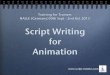 Script Writing Animation - University of the Aegean