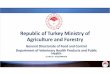 T.C. Republicof TurkeyMinistryof AgricultureandForestry